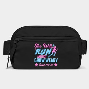 She Will Run XC Cross Country Running Gift Men Women Bag