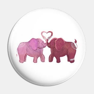 Elephant Lover design Pin