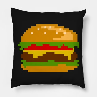 The Burger - Simpel Pixel Art Pillow