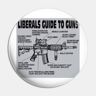 AR-15 Liberal Guide to Guns Pin