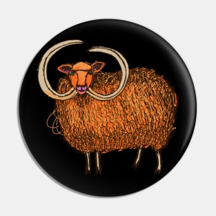 Wooly Mammoth Pin