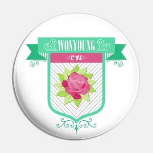 IZ*ONE Wonyoung Crest Pin