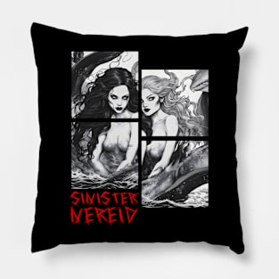 Sinister Mermaid Pillow