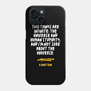 Einstein Quote Phone Case