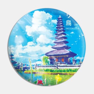 BALI Island Anime Style Tourism Pin