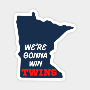 Minnesota Twins State Silhouette Magnet