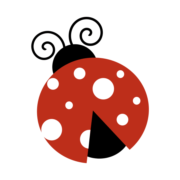 Ladybug, Cute Ladybug, Red Ladybug, Ladybird by Jelena Dunčević