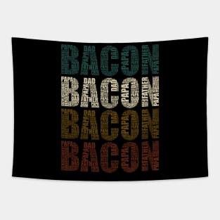 Bacon Dad - Funny Bacon Lovers Gift For Papa Tapestry