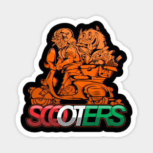 scooters doodle Magnet