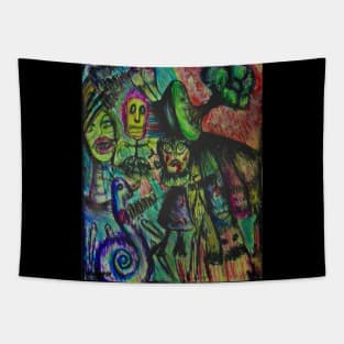 Spiraling nightmares Tapestry