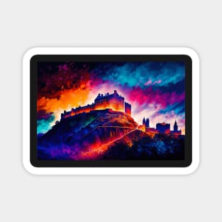 Edinburgh Castle in Scotland Magnet