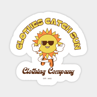 Sunny Groove: Clothes Cache Sun Tee Magnet