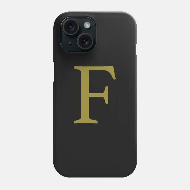 F letter Phone Case by harrypottervids