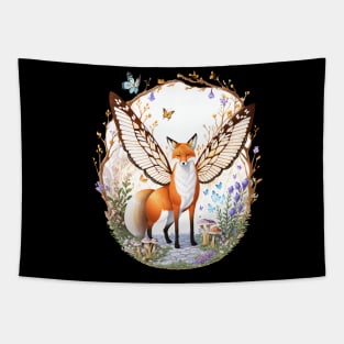 Ethereal Fox Explorer Tapestry