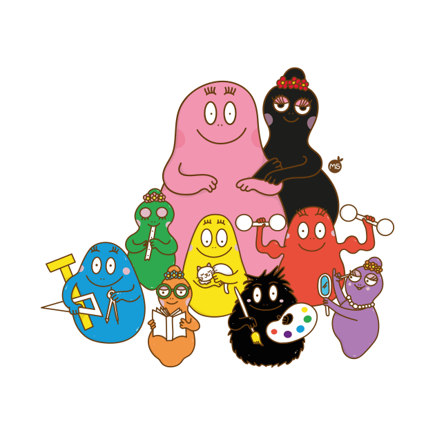 BarbapapaFamilyMS by MisturaDesign