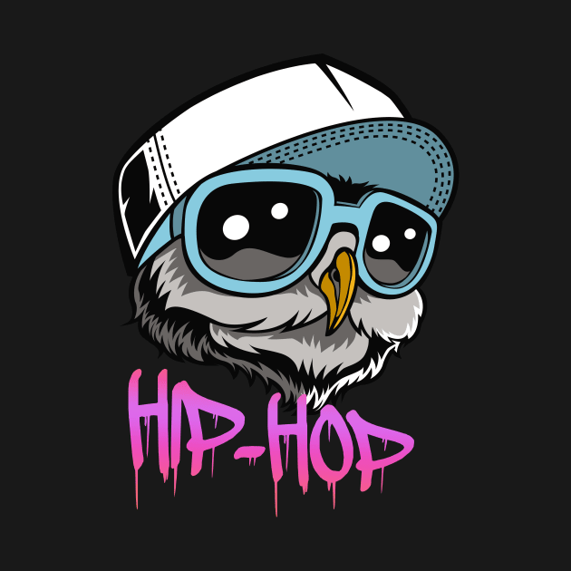 Hip Hop Owl Urban Shirts by Foxxy Merch