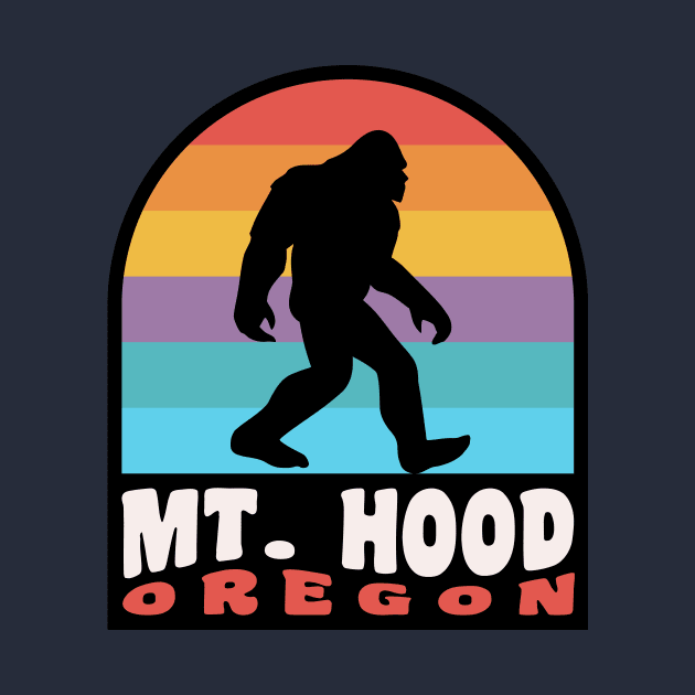 Mt Hood Oregon Bigfoot Sasquatch PNW by PodDesignShop