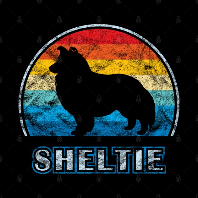 Sheltie Vintage Design Shetland Sheepdog by millersye