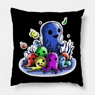 Color Ghosts Pillow