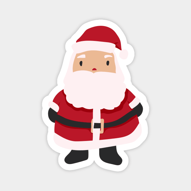 santa claus Magnet by Salma Ismail