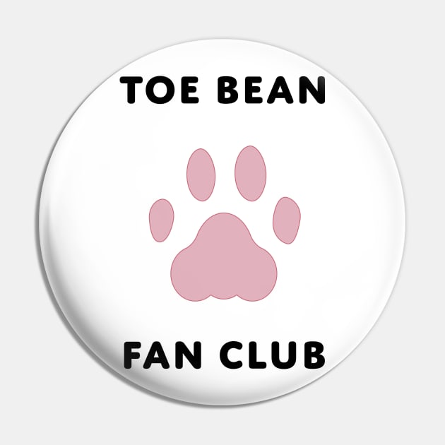 Toe Bean Fan Club Pin by cobwebjr