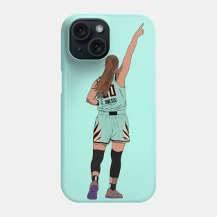 Sabrina Ionescu NY Liberty Basketball Phone Case