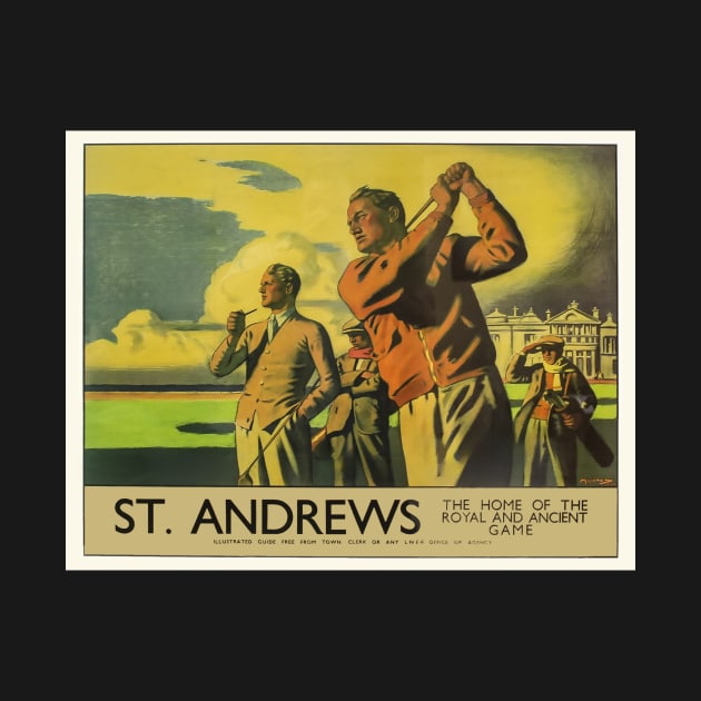 St Andrews Golf Lithograph by ArtShare