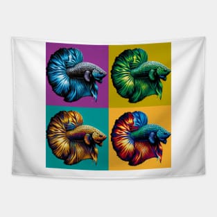 Dragon Scale Betta - Cool Tropical Fish Tapestry