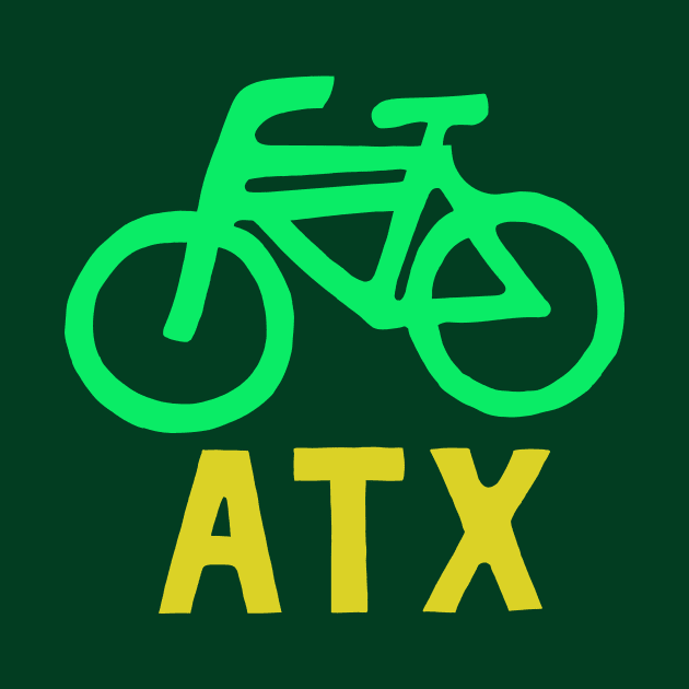 Green Bike ATX (Austin) by lovingrobot