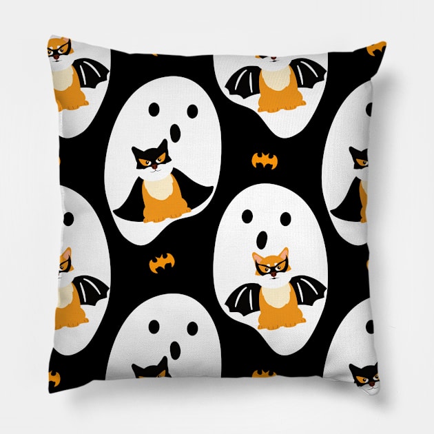 Halloween Shiba Inu Pillow by LulululuPainting