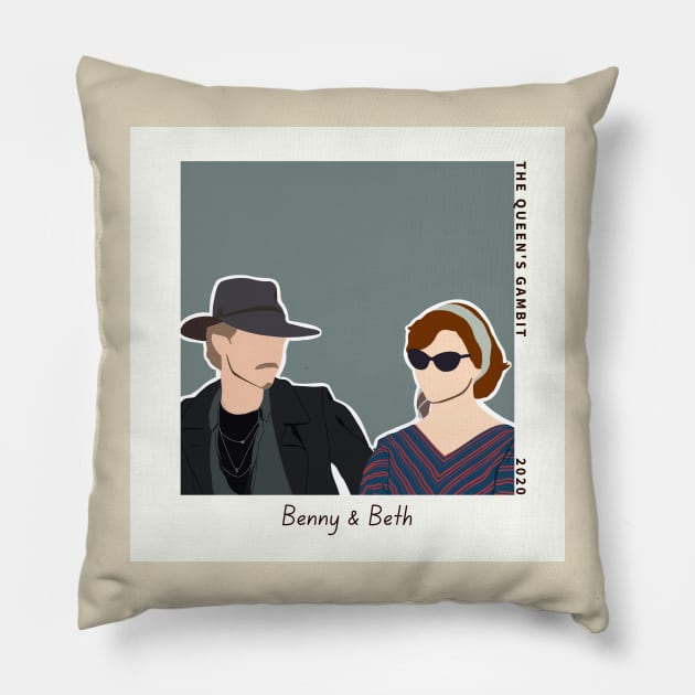 Benny Watts and Beth Harmon Pillow by jocela.png