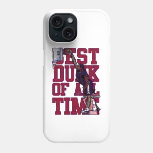 Vince Carter Toronto USA Best Dunk Of All Time Phone Case