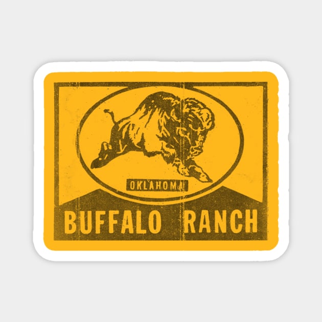 Buffalo Ranch Magnet by rhysfunk