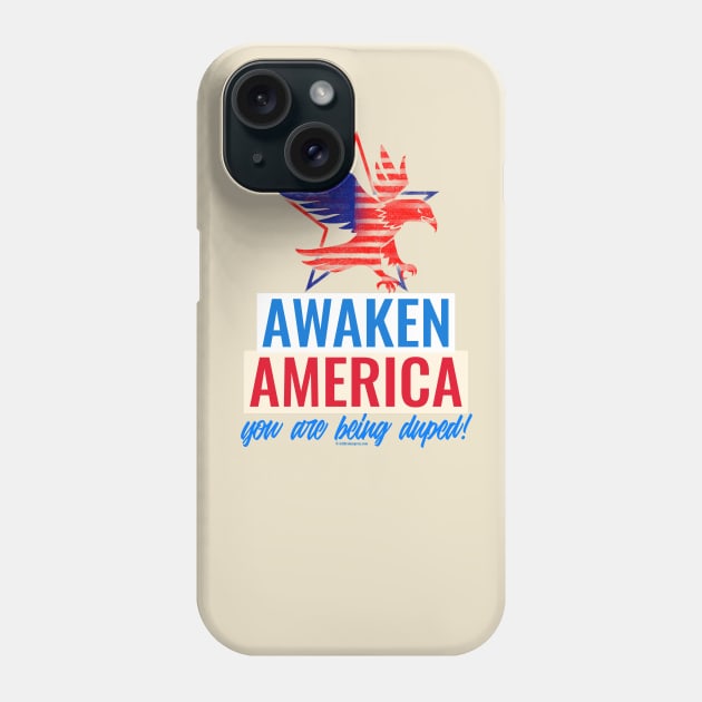 Awaken America Flying Eagle Phone Case by LeftBrainExpress