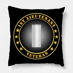 Army - 1st Lieutenant Veteran Pillow