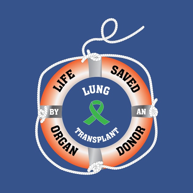 Life Saved by an Organ Donor Ring Buoy Lung by Wildey Design