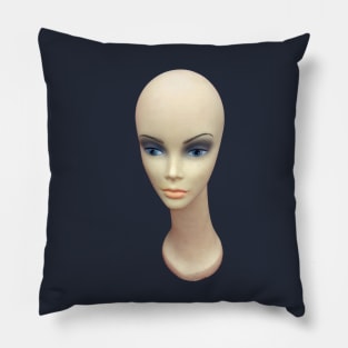 Pale Fashion Doll Wig Head Pillow