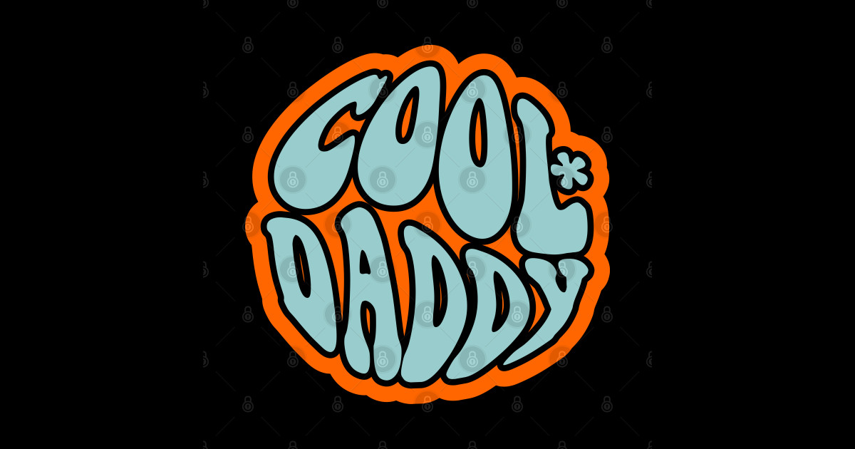 COOL DADDY LOGO - Cool Daddy - Sticker | TeePublic