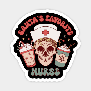 Santa's Favorite Nurse Magnet