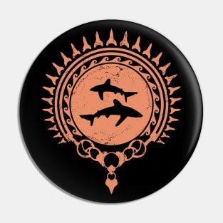 Oceanic Whitetip Shark Pin