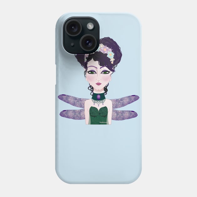 Dragonfly fairy Phone Case by Pendientera