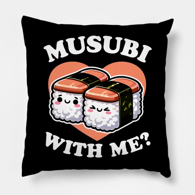 Musubi With Me Spam Musubi Pillow by DetourShirts