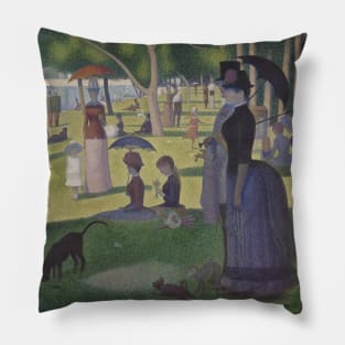 "A Sunday on La Grande Jatte" by Seurat Pillow