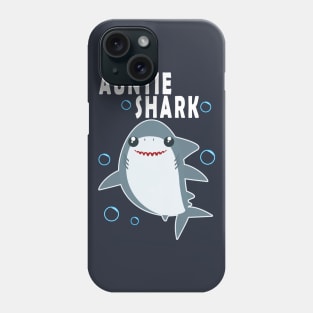 Funny Auntie Shark -  Aunt Design Gift Idea Phone Case