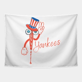 funny yankees Tapestry