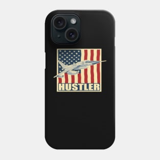 B-58 Hustler US Bomber Aircraft Plane USAF Airplane USA Flag Phone Case