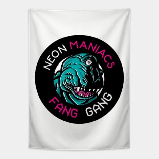 Neon Maniacs Fang Gang Tapestry