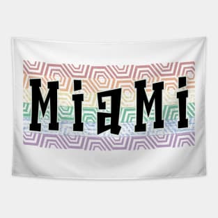 LGBTQ PATTERN AMERICA MIAMI Tapestry