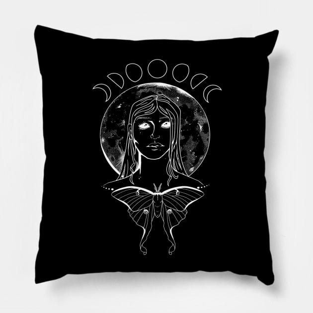 Luna Pillow by ApothecaryOpossum