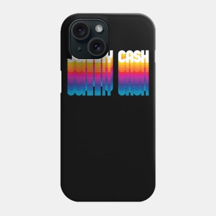 Retro Johnny Proud Personalized Name Gift Retro Rainbow Style Phone Case